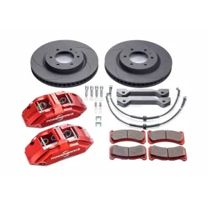 Powerbrake - Stage-1 Big Brake Kit - Red - Toyota 4Runner (2010 ), Lexus GX460 (2010 )