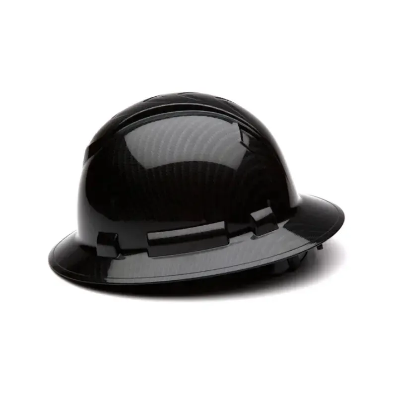 Pyramex® Ridgeline Hydro Dipped Full Brim Hard Hat-4-Point Ratchet Suspension - HP541