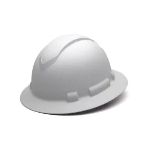 Pyramex® Ridgeline Hydro Dipped Full Brim Hard Hat-4-Point Ratchet Suspension - HP541