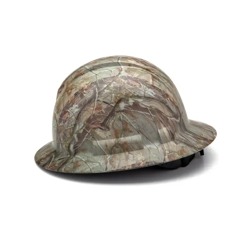 Pyramex® Ridgeline Hydro Dipped Full Brim Hard Hat-4-Point Ratchet Suspension - HP541