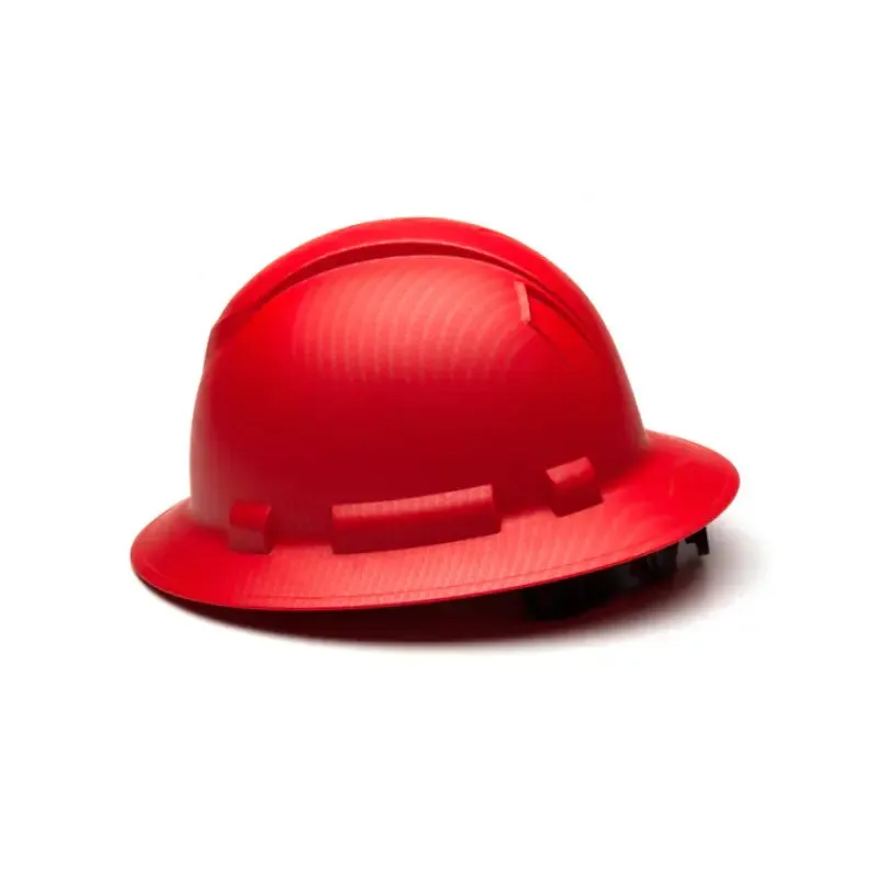 Pyramex® Ridgeline Hydro Dipped Full Brim Hard Hat-4-Point Ratchet Suspension - HP541