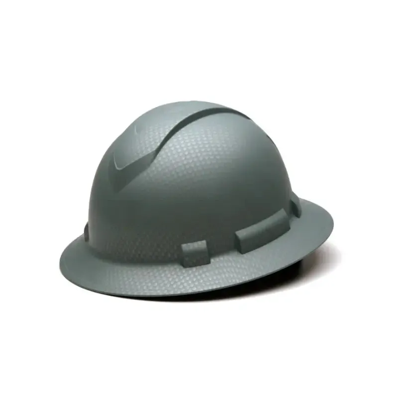 Pyramex® Ridgeline Hydro Dipped Full Brim Hard Hat-4-Point Ratchet Suspension - HP541