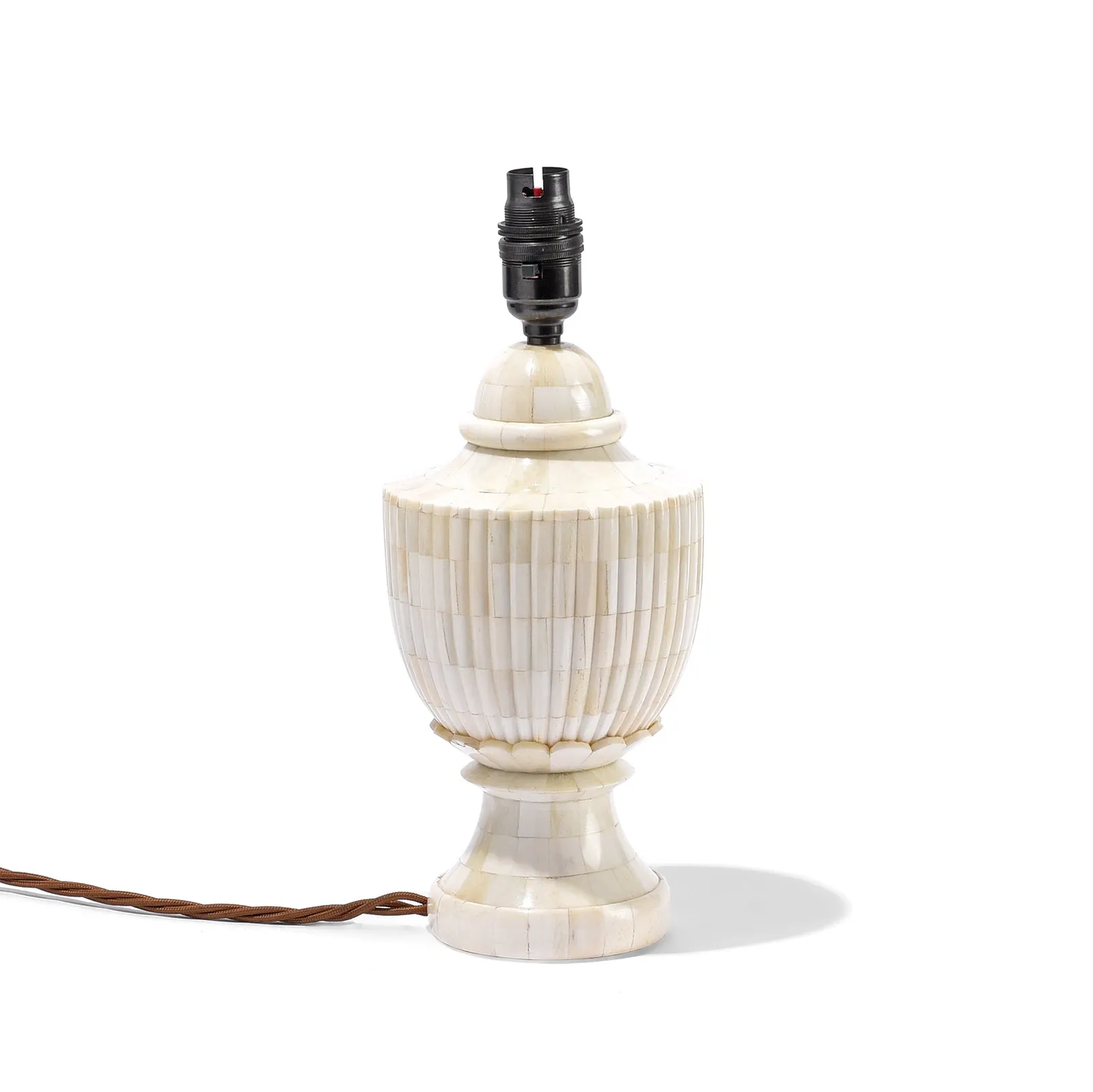 Regency Style Bone Inlaid Table Lamp