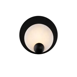 Rowlings 10 in. LED Wall Sconce Black finish