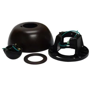 Sloped Ceiling Kit, Wet Rated, Dark Bronze Finish