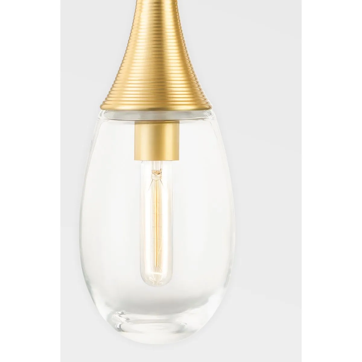 Southold 6 In. Pendant Light Antique Brass Finish