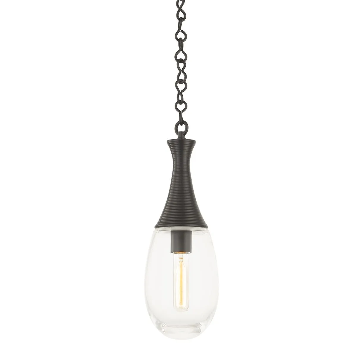 Southold 6 In. Pendant Light Black Finish