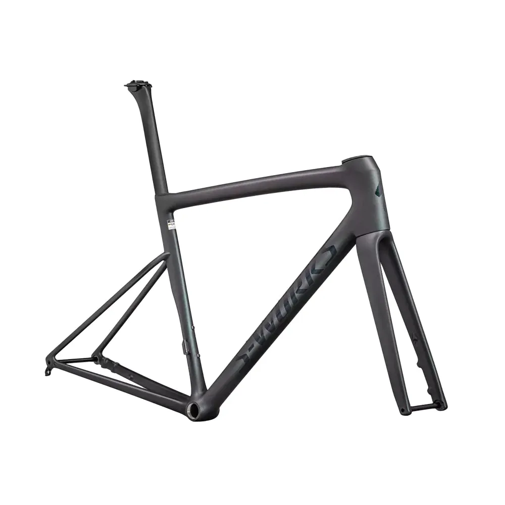 SPECIALIZED Sworks Tarmac SL8 2024 Road Frameset - SATIN CARBON/BLACK TINT OVER CHAMELEON BLEND/SUPERNOVA