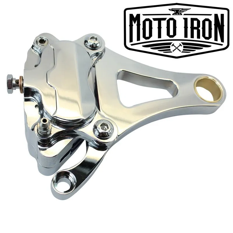 Springer Front End Brake Caliper Kit Right Side Chrome
