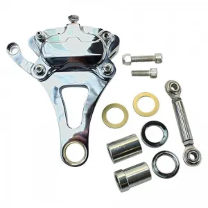Springer Front End Brake Caliper Kit Right Side Chrome