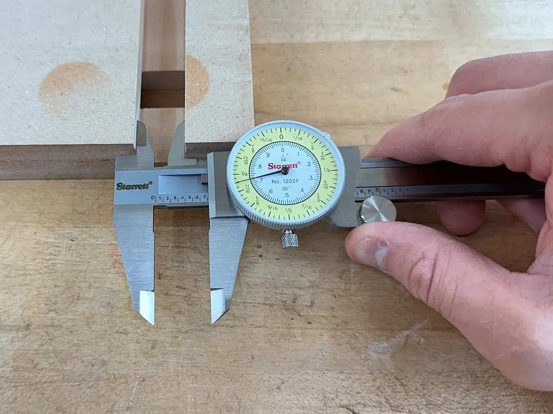 Starrett Fractional & Decimal Inch Dial Caliper: 6 inch