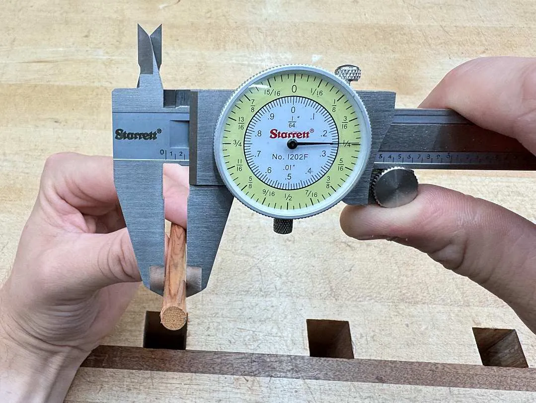 Starrett Fractional & Decimal Inch Dial Caliper: 6 inch