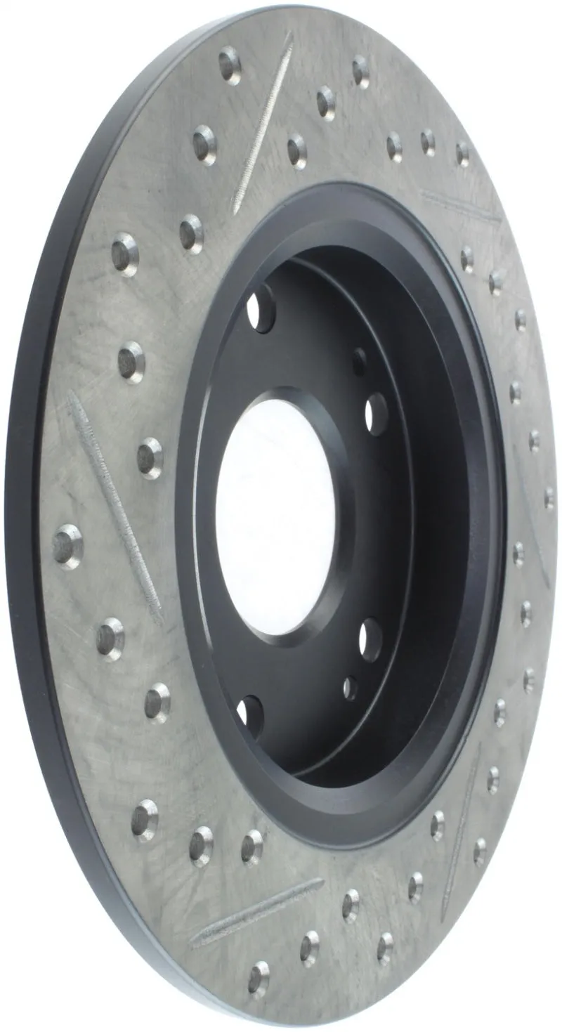 StopTech Honda CR-Z Left Rear Slotted & Drilled Rotor