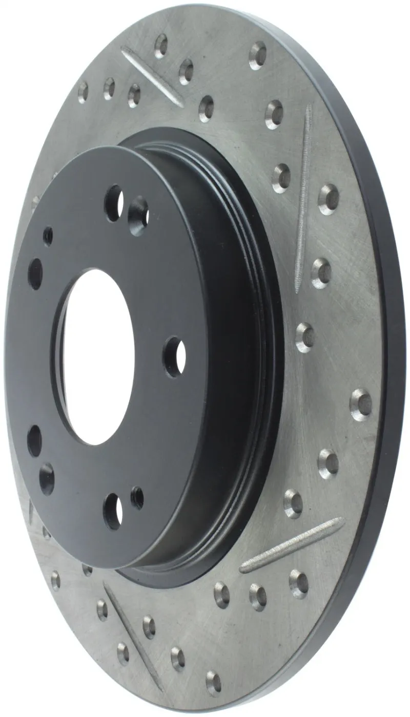 StopTech Honda CR-Z Left Rear Slotted & Drilled Rotor