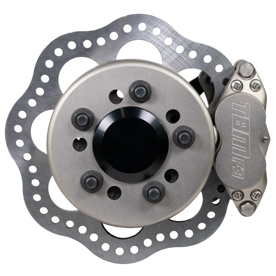 TBM Brakes Rear Drag Brake Kit F3 Calipers (8.8 Ford w/ 3.150 Housing Ends) 001-0220