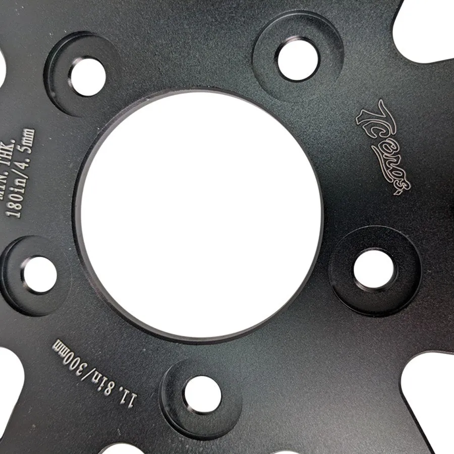 TC Bros. 11.8in Profile™ Front Floating Brake Rotor for 2006-23 Harley Models