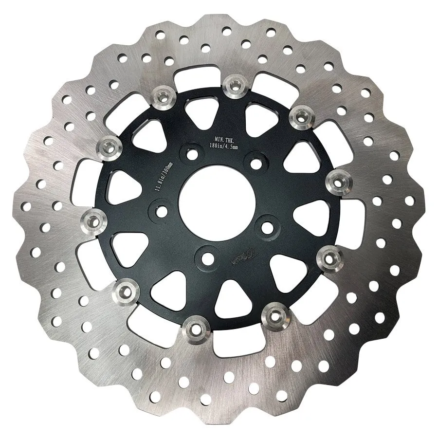 TC Bros. 11.8in Profile™ Front Floating Brake Rotor for 2006-23 Harley Models