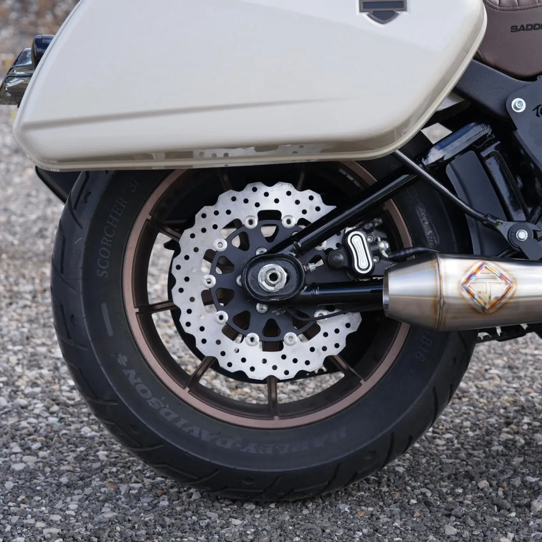 TC Bros. 11.8in Profile™ Rear Floating Brake Rotor for 2008-23 Harley Touring Models