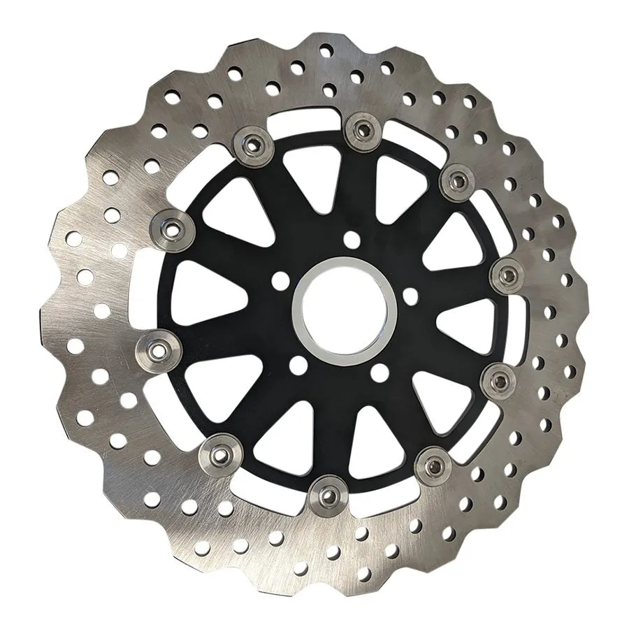 TC Bros. 12.6in (Oversized) Profile™ Front Floating Brake rotor for 84-up Harley Models