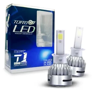 Turbo LED Headlight Bulb Kit - H3