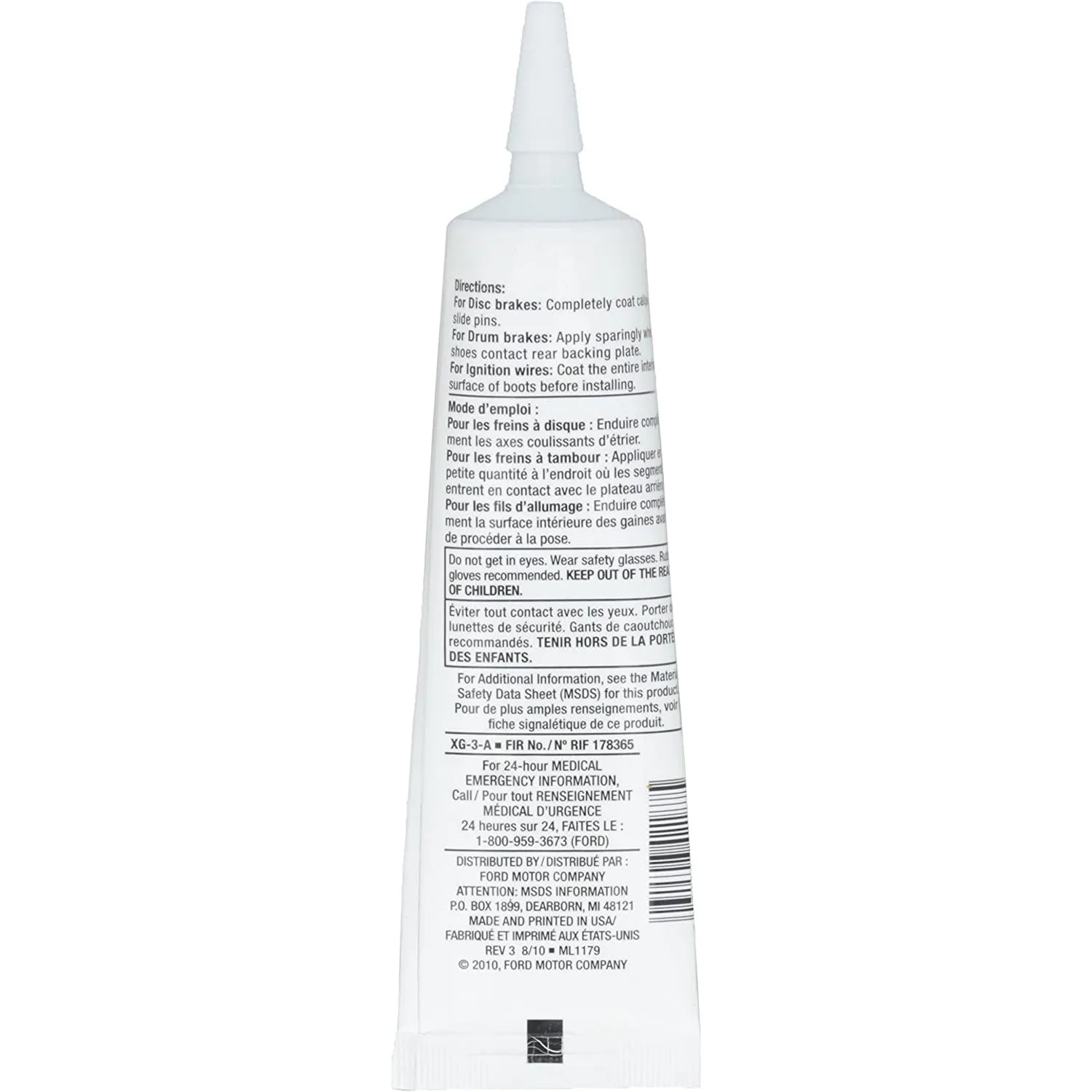 XFM XG3A Motorcraft Silicone Brake Caliper Grease & Dielectric Compound (3 oz)