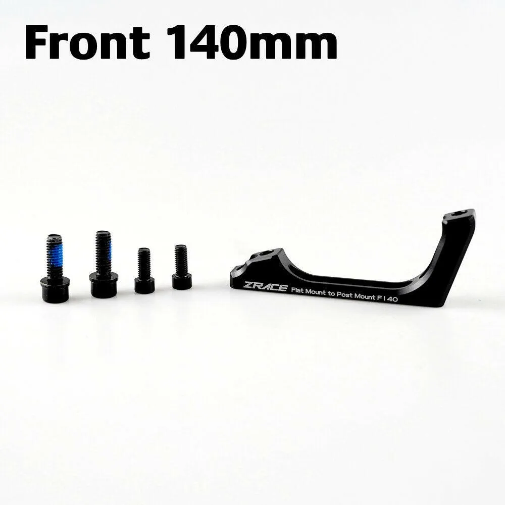 ZRACE Flat to Post Mount Brake Adapter, Front and Rear, 140mm / 160mm