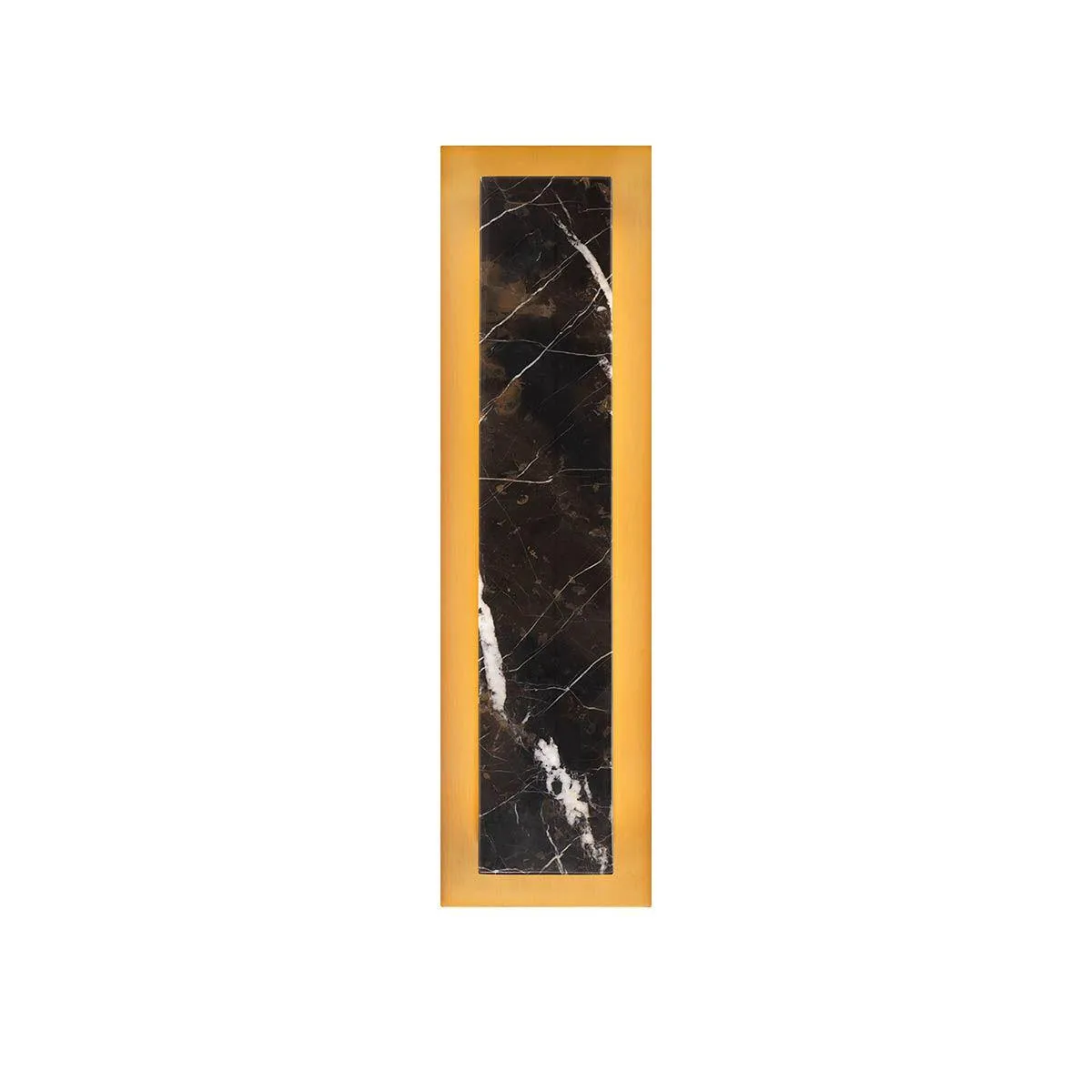 Zurich 18 in. LED Wall Sconce Black & Brass finish